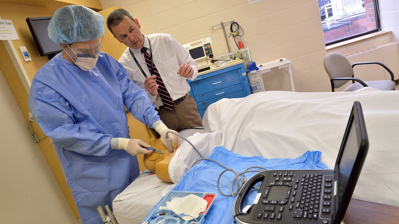 Extensive procedural training during the "Procedure & Ultrasound Rotation"